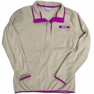 Columbia quarter button pullover sweatshirt
